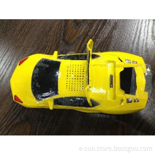 FM function ,Docking Car shape speaker with LED Screen